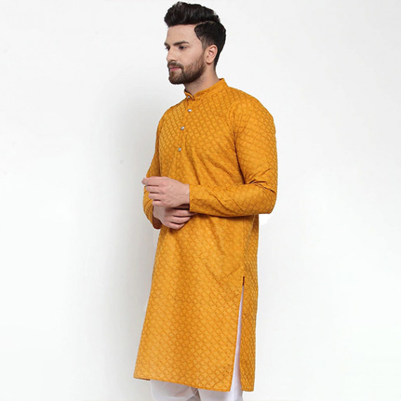https://fashionrise.in/products/men-mustard-yellow-thread-work-cotton-kurta