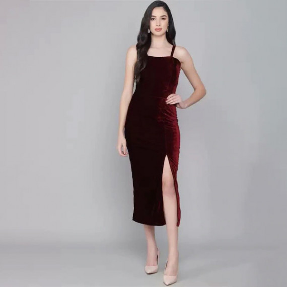 https://fashionrise.in/products/maroon-velvet-sheath-midi-dress
