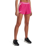 Women Pink Play Up 3.0 Colorblocked Shorts