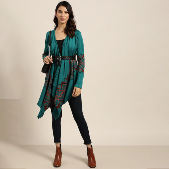 https://fashionrise.in/products/women-teal-green-black-geometric-patterned-longline-waterfall-shrug
