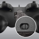 Logitech G F310 Wired Gamepad, Controller Console Like Layout, 4 Switch D-Pad, 1.8-Meter Cord, PC/Steam/Windows/AndroidTV