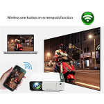"Zync T5 WiFi Home Cinema Portable Projector with Built-in YouTube Supports WiFi, 2800 Lumens LED+LCD Technology Support HDMI/ SD Card 1 Year Manufact