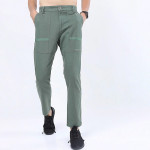 Men Green Cargos Trousers