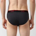Men Pack Of 5 Cotton Solid Basic Briefs