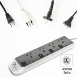 ABS 4 Way Power Strip