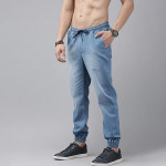 Men Blue Stretchable Jogger Jeans