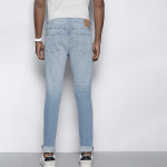 Men Blue Skinny Fit Heavy Fade Stretchable Jeans