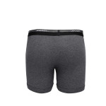 Men Pack of 2 Charcoal Grey Boxer Briefs 8009-0205