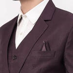 Van Heusen V Dot Men's Poly Viscose Shawl Collar Suit