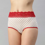 Women Pack of 5 Lace Detail Hipster Briefs T615016X
