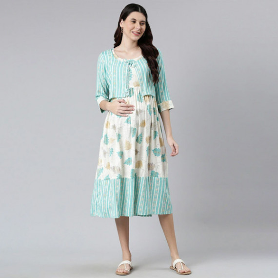 https://fashionrise.in/products/women-off-white-green-floral-maternity-a-line-midi-dress