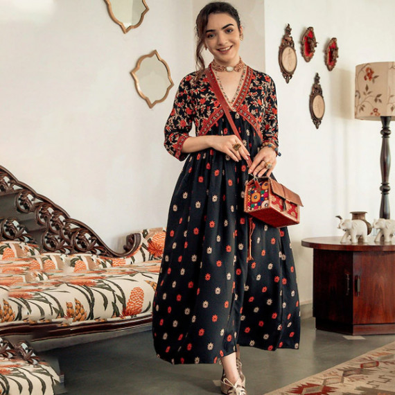 https://fashionrise.in/products/black-orange-ethnic-motifs-printed-maxi-dress