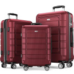 SHOWKOO Luggage Sets Expandable