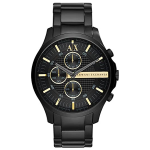 "Armani Exchange Chronograph Men's Watch (Black Dial) "