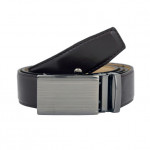 Olive Black Leather Belt