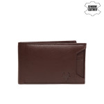 Men Brown Genuine Leather Wallet