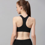 Black Solid Non-Wired Lightly Padded DRI-Fit SWOOSH Training Sports Bra BV3637-010