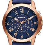 "Fossil Analog Blue Dial Men's Watch-FS4835IE "