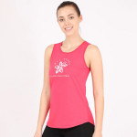 Women Pink & White Printed Relaxed-Fit Pure Cotton Thermal Tops