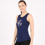 Women Blue & Pink Printed Pure Cotton Relaxed-Fit Thermal Tops