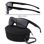 JIM HALO Polarized Sports Sunglasses Mirror Wrap Around Driving Fishing Men Women