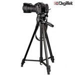 Digitek DTR 550 LW (67 Inch) Tripod For DSLR, Camera |Operating Height: 5.57 Feet | Maximum Load Capacity up to 4.5kg