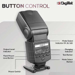DIGITEK® (DFL-088) Universal Electronic Flash Speedlite for DSLR Cameras Canon Nikon Pentax Olympus with Standard Hot Shoe Mount(Without Trigger)